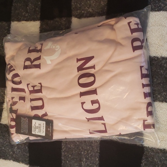 true religion lilac logo hoody. - Picture 4 of 6